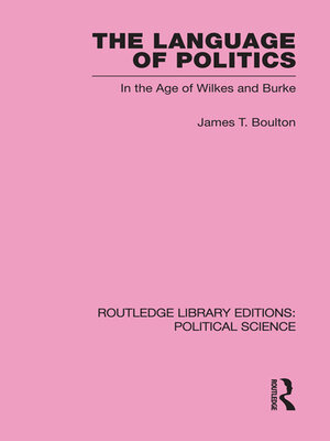 cover image of The Language of Politics